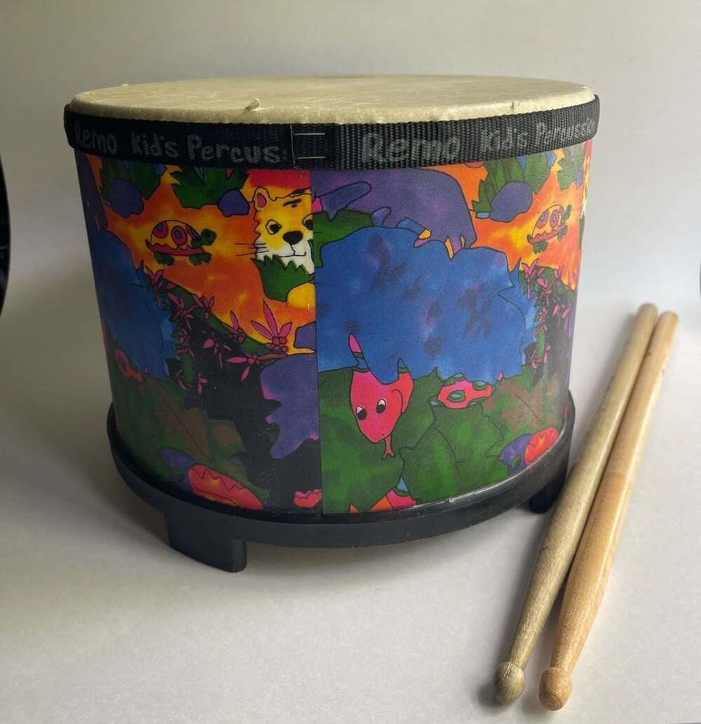 Remo Kids Percussion 10” Floor Tom Fyberskyn Jungle Art